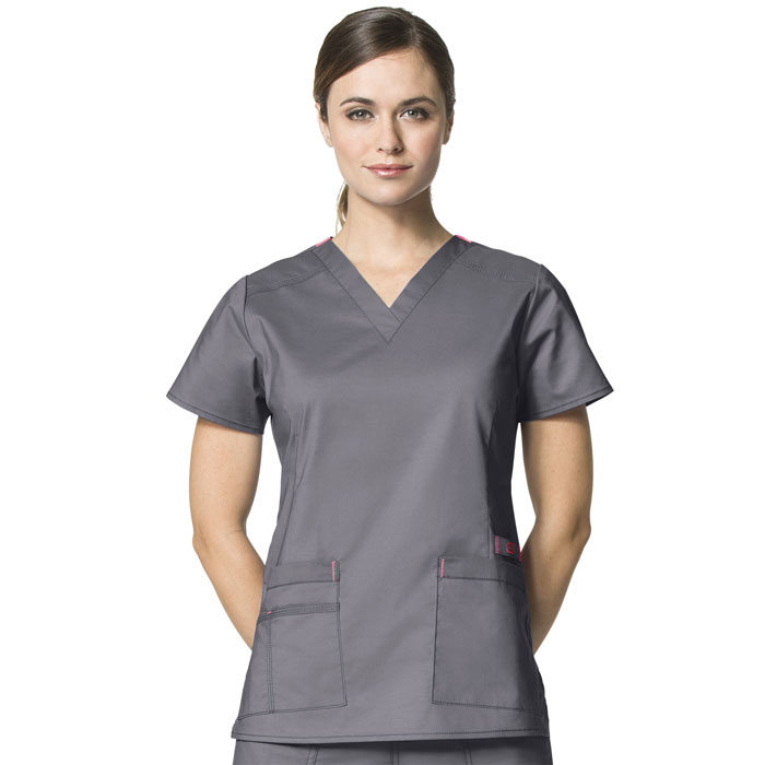 WonderFLEX-6108-Verity-V-Neck-Scrub-Top