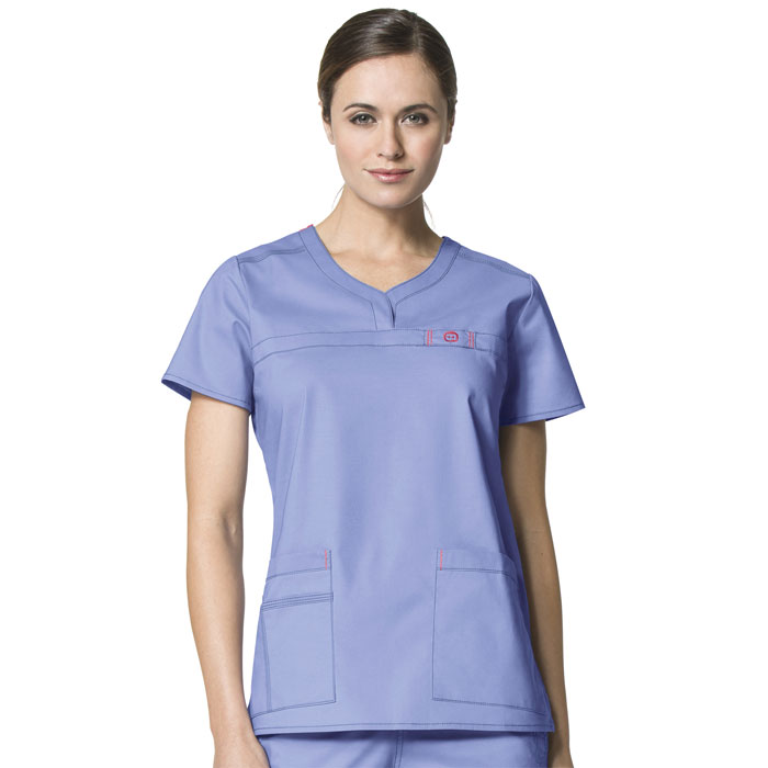 WonderFLEX-6208-Patience-Curved-Notch-Neck-Scrub-Top