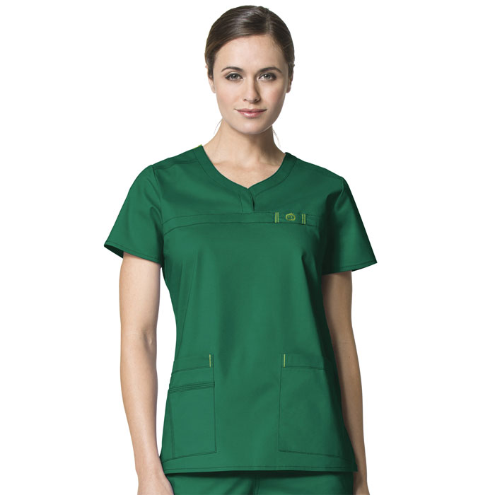 WonderFLEX-6208-Patience-Curved-Notch-Neck-Scrub-Top