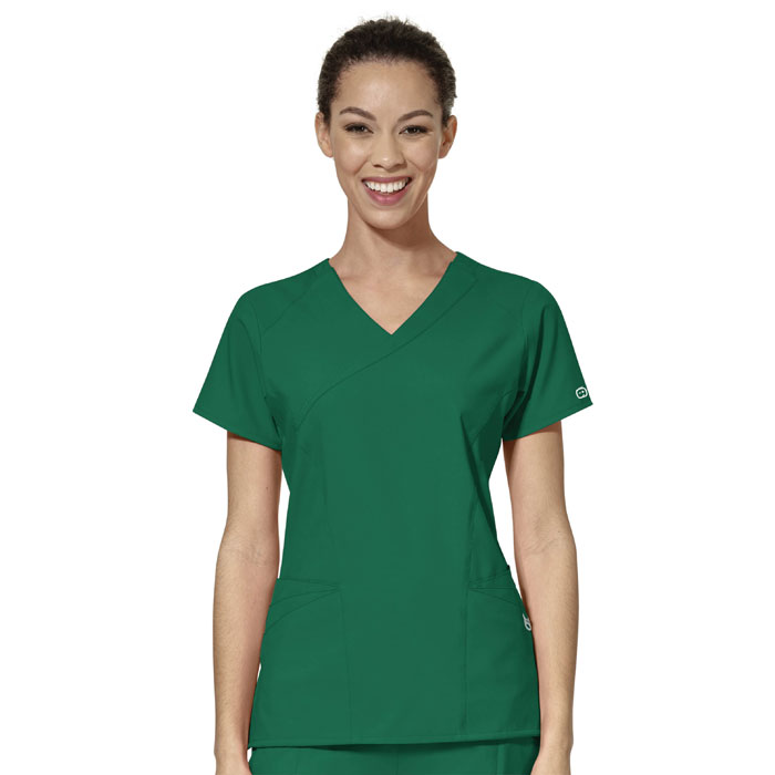 W123-6455-Womens-Mock-Wrap-Top