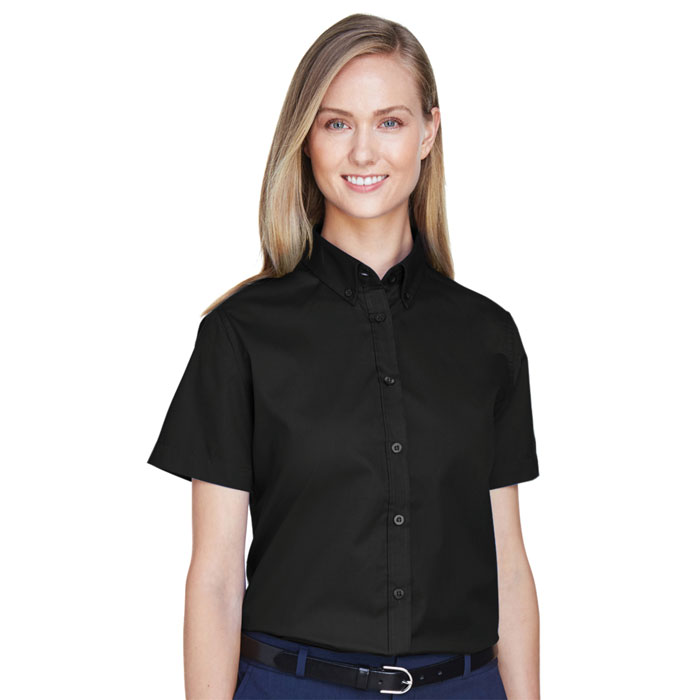 Ash-City---Core-365-78194--Ladies-Optimum-Short-Sleeve-Twill-Shirt