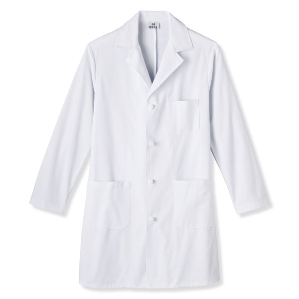 Meta - 800-011 - Mens - Cotton - Knot Button - Labcoat