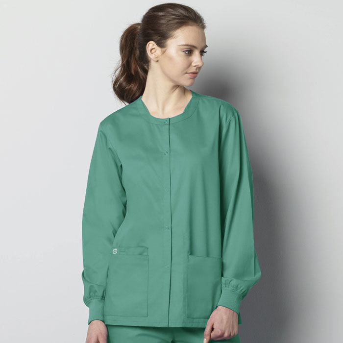 WonderWink-WonderWORK-800-Unisex-Snap-Front-Jacket