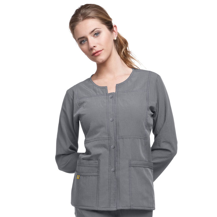 Four-Stretch-8114-Sporty-Button-Front-Jacket
