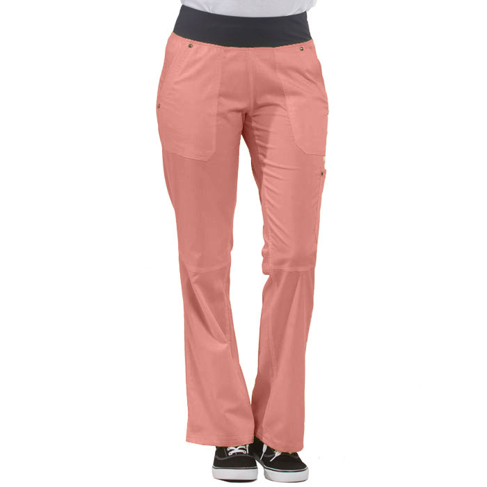 Healing Hands Purple Label - 9133 - Tori Yoga Scrub Pants - CREAMSICLE