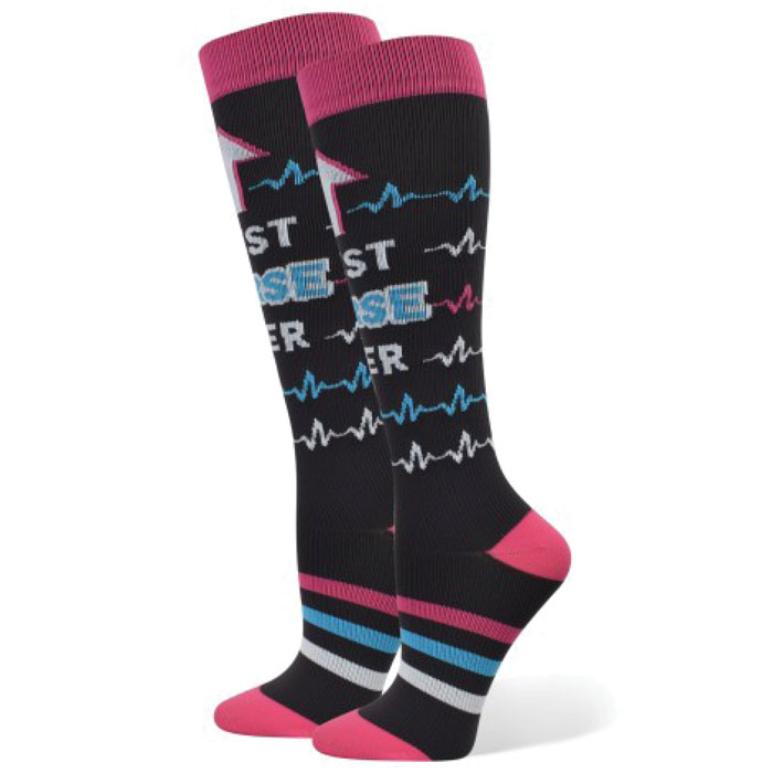 92037 - Best Nurse Ever Fashion Compression Socks