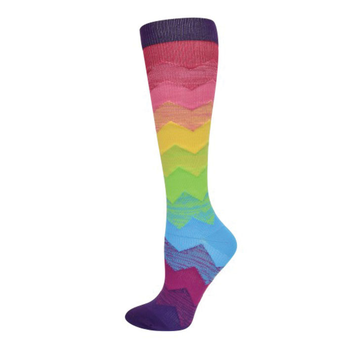 94803 - Ombre Chevron Fashion Compression Socks