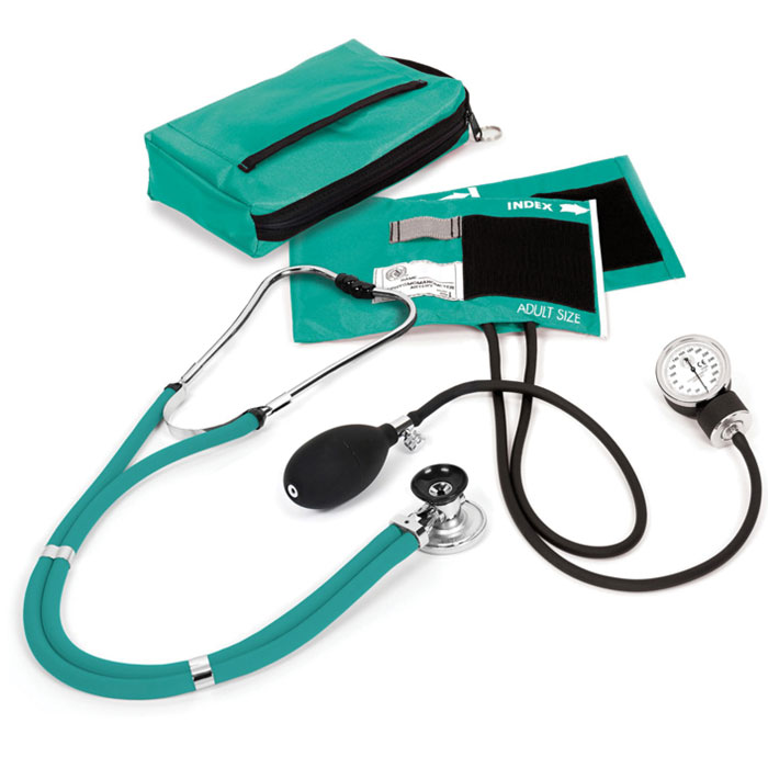 A2 - Aneroid Sphygmomanometer and Sprague-Rappaport Kit - BP Cuff - Stethoscope