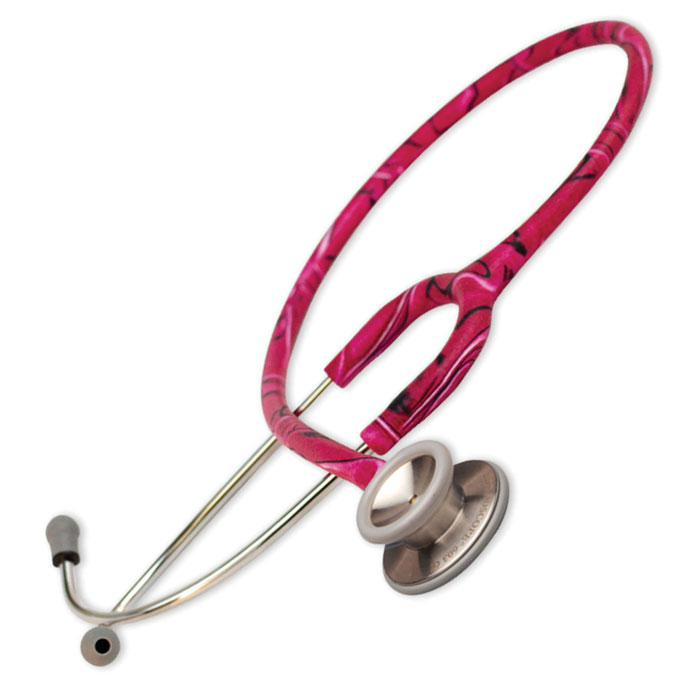 ADC-603-Clinician-Stethoscope-in-Midnight-Rose-AD603-MR
