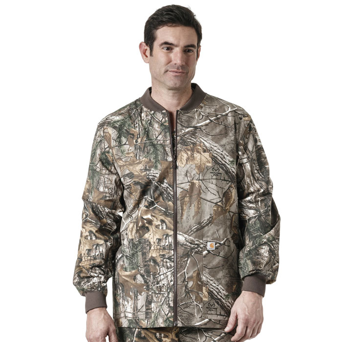 Carhartt - C85405-RTX - Mens Zipper Front Print Jacket - RealTree Camo