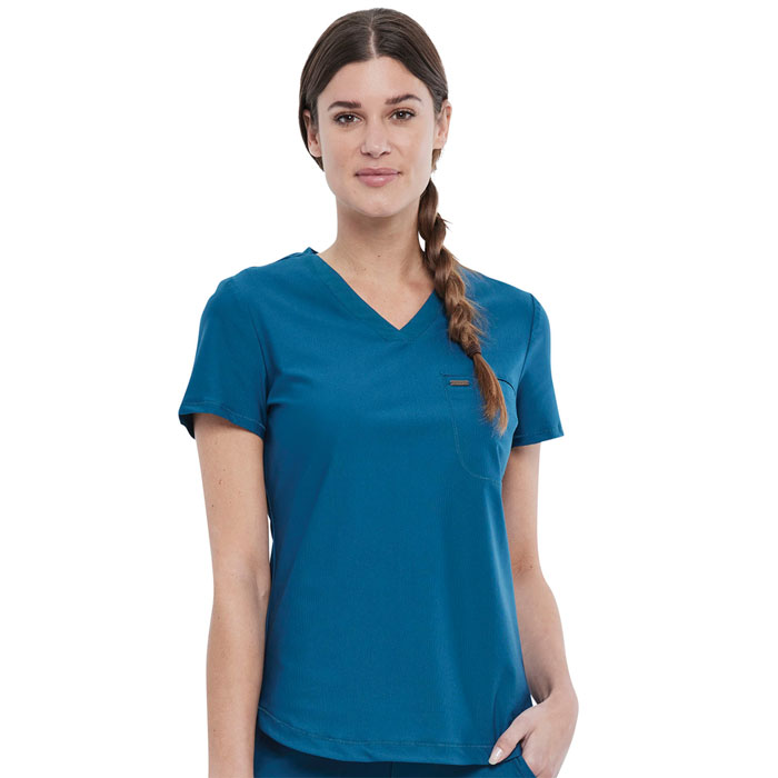 CK819 - Cherokee Form - Tuckable V-Neck Top