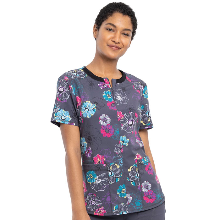 Infinity-CK880-PLFO-V-Neck-Print-POPPIN-FLORAL