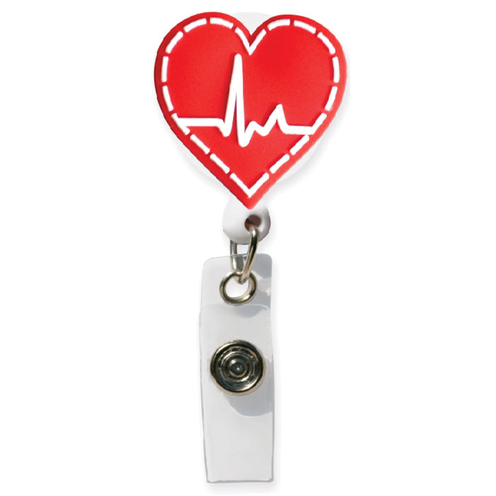 CU-009-Dazzle-Retractable-Badge-Reel-EKG-Heart