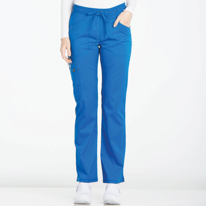Caribbean Dickies Scrubs Essence Mid Rise Straight Leg Drawstring Pant DK106 CAR 