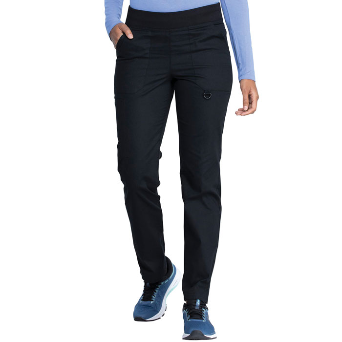 Dickies-EDS-Signature-DK125-Ladies-Mid-Rise-Pant-Tapered-Leg-Pull-On