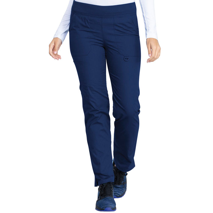 Dickies-EDS-Signature-DK125-Ladies-Mid-Rise-Pant-Tapered-Leg-Pull-On