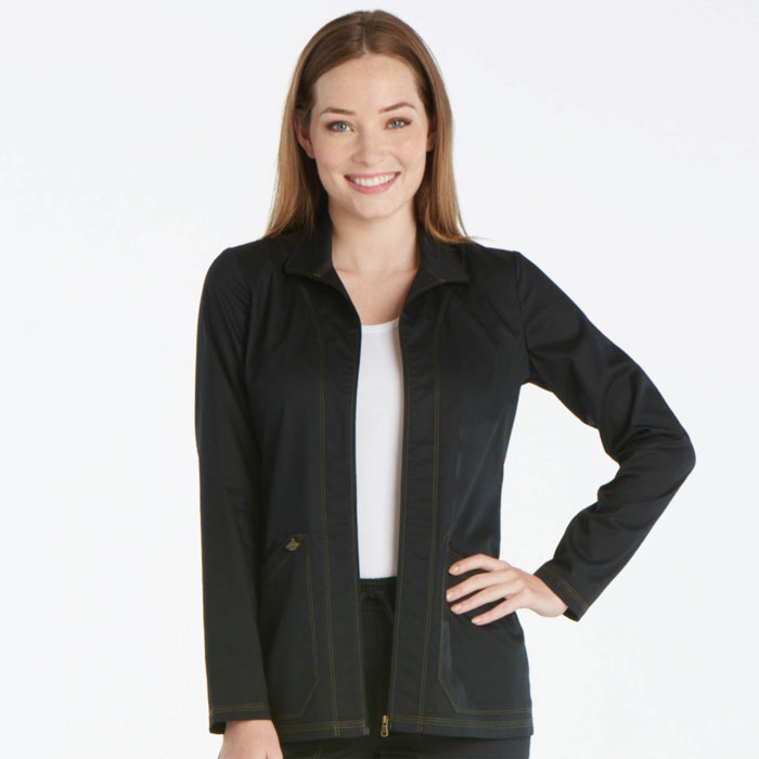 Dickies Essence - DK302 - Ladies Zip Front Warm-Up Jacket