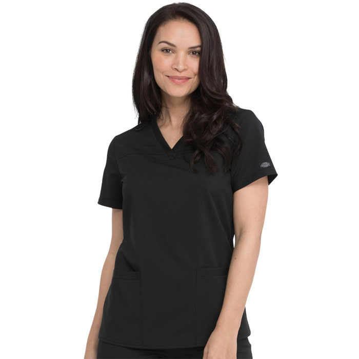 Dickies-Balance-DK870-Ladies-2-Pocket-V-Neck-Top