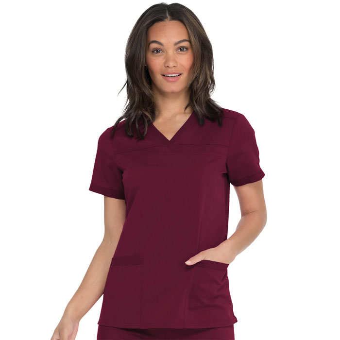 Dickies Balance - DK870 - Ladies 2 Pocket V-Neck Top