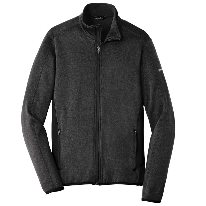 Eddie-Bauer-EB238-Full-Zip-Heather-Stretch-Fleece-Jacket