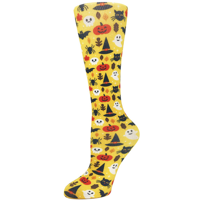 10-18-mmHg-Printed-Compression-Socks-Creepy-Creatures-1018-CPC