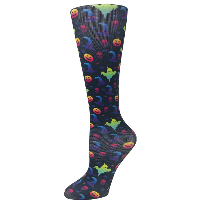 10-18-mmHg-Printed-Compression-Socks-Glow-In-The-Dark-1018-GID