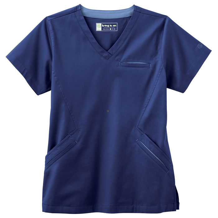 bio - bring it on - 19021 - BIO Angle V Scrub Top