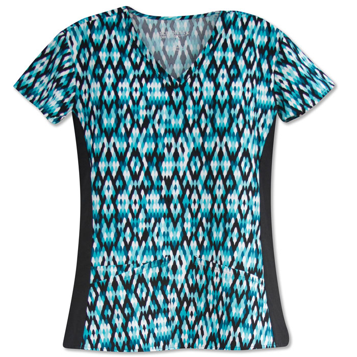 5289-1744S - Ladies V-Neck Top - Mermaid Tales