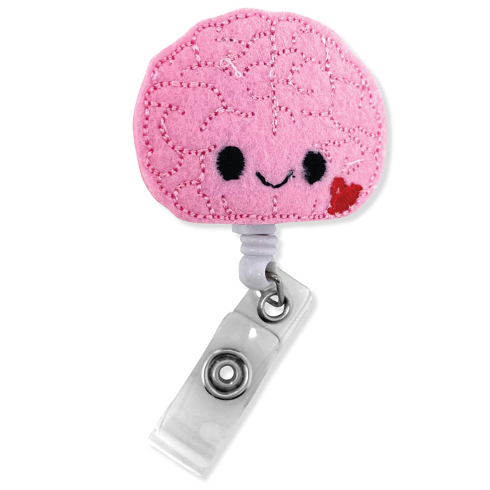 BRAIN - ID Badge Holder - Brain