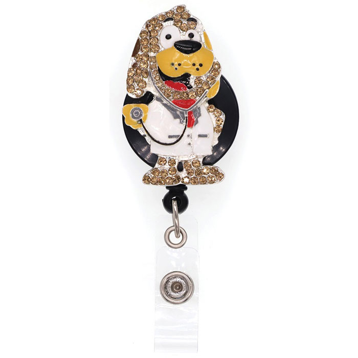 CU-008 - Dazzle Retractable Badge Reel - Doggie Doctor