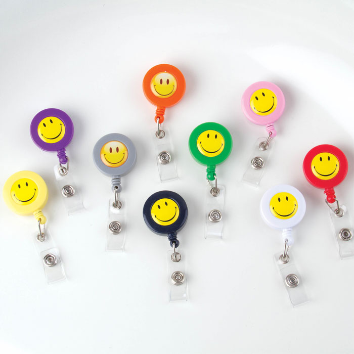 SMILEY - ID Badge Holder - Smiley Face