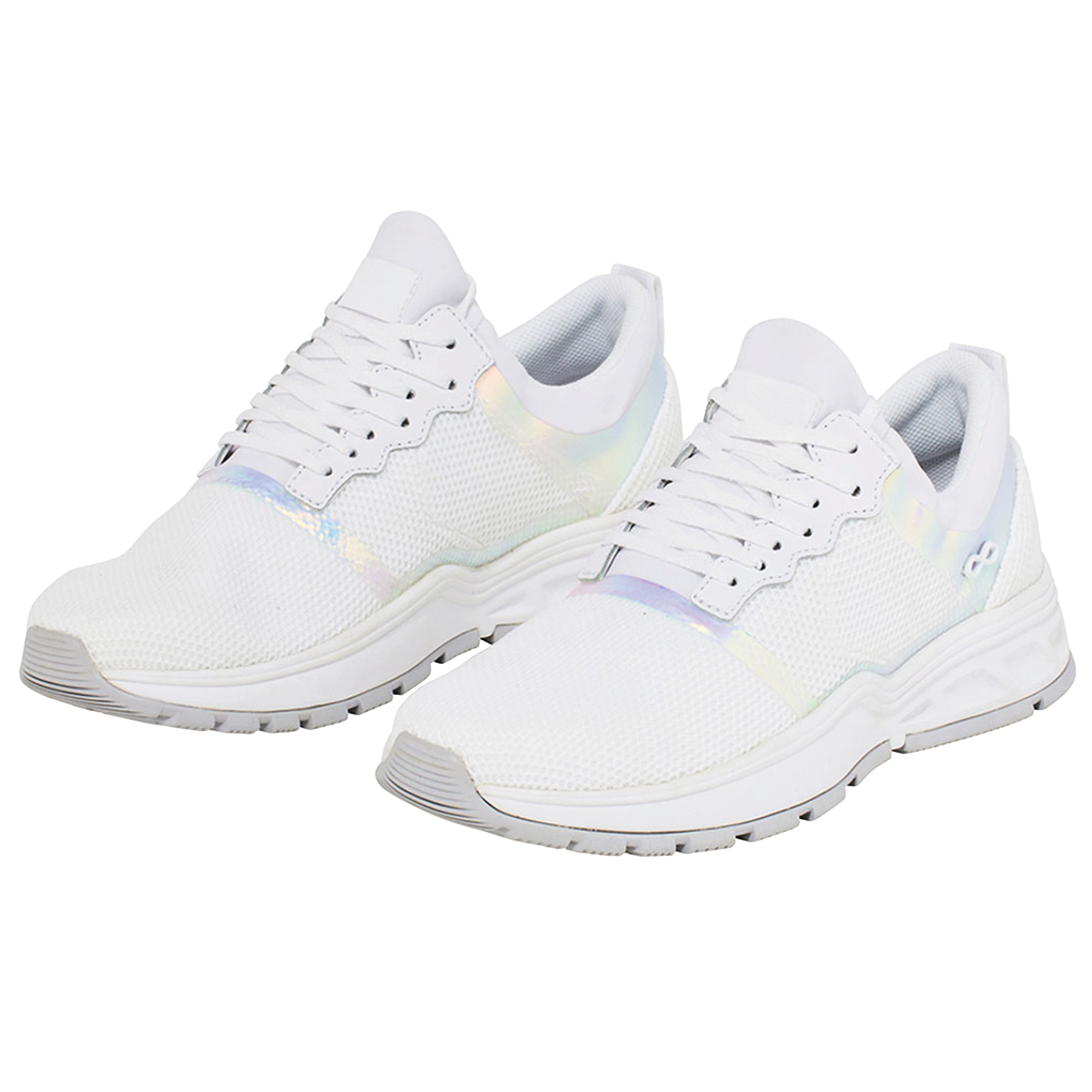 Infinity Footwear - FLY-WHRF - White Rainbow Flash