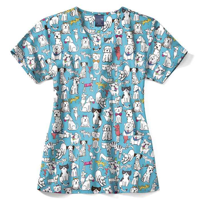 Zoe and Chloe - Z12213-CDH - Womens V-Neck Top - Cuddle Huddle
