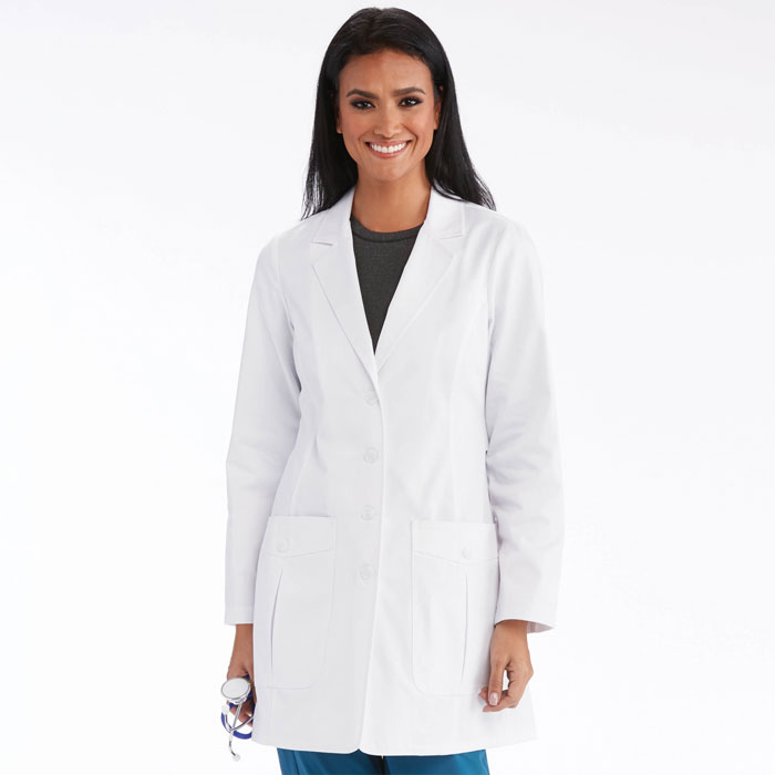 B1 Team - LBC905 - Womens 2 Pocket 34 Labcoat