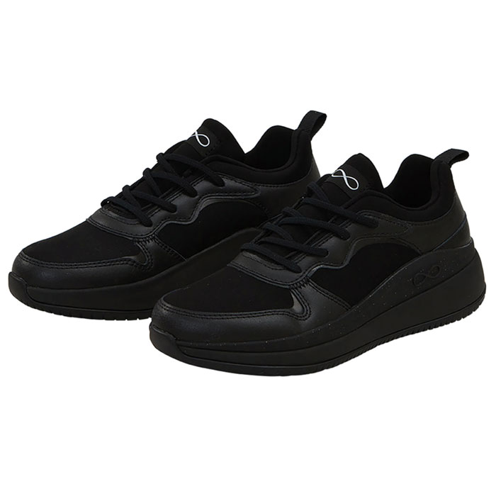 Infinity Footwear - Saga Infinity Ladies Footwear in Black to the Floor - SAGA-BKFO