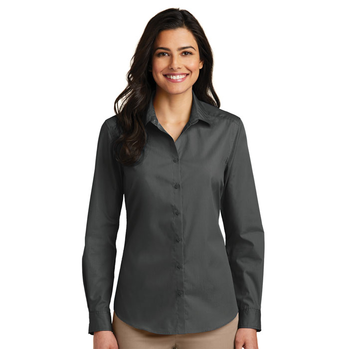 Port-Authority-LW100-Long-Sleeve-Carefree-Poplin-Shirt