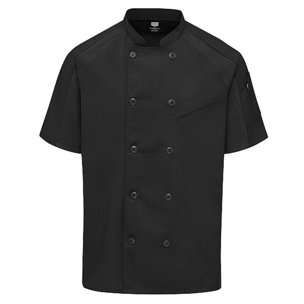 Red-Kap-052M-Mens-Airflow-Raglan-Chef-Coat-with-OilBlok