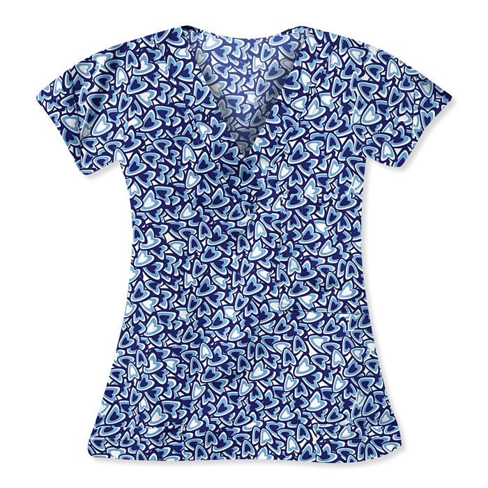 9904-3147M-Ladies-3-Pocket-V-Neck-Top-HEART-OF-BLUES