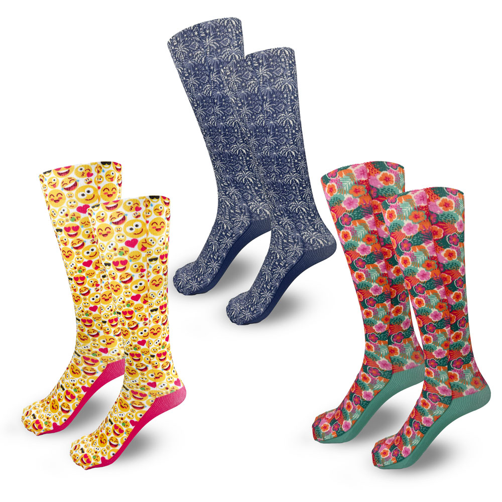 10-18-mmHg-Printed-Compression-Socks-Assorted-Socks
