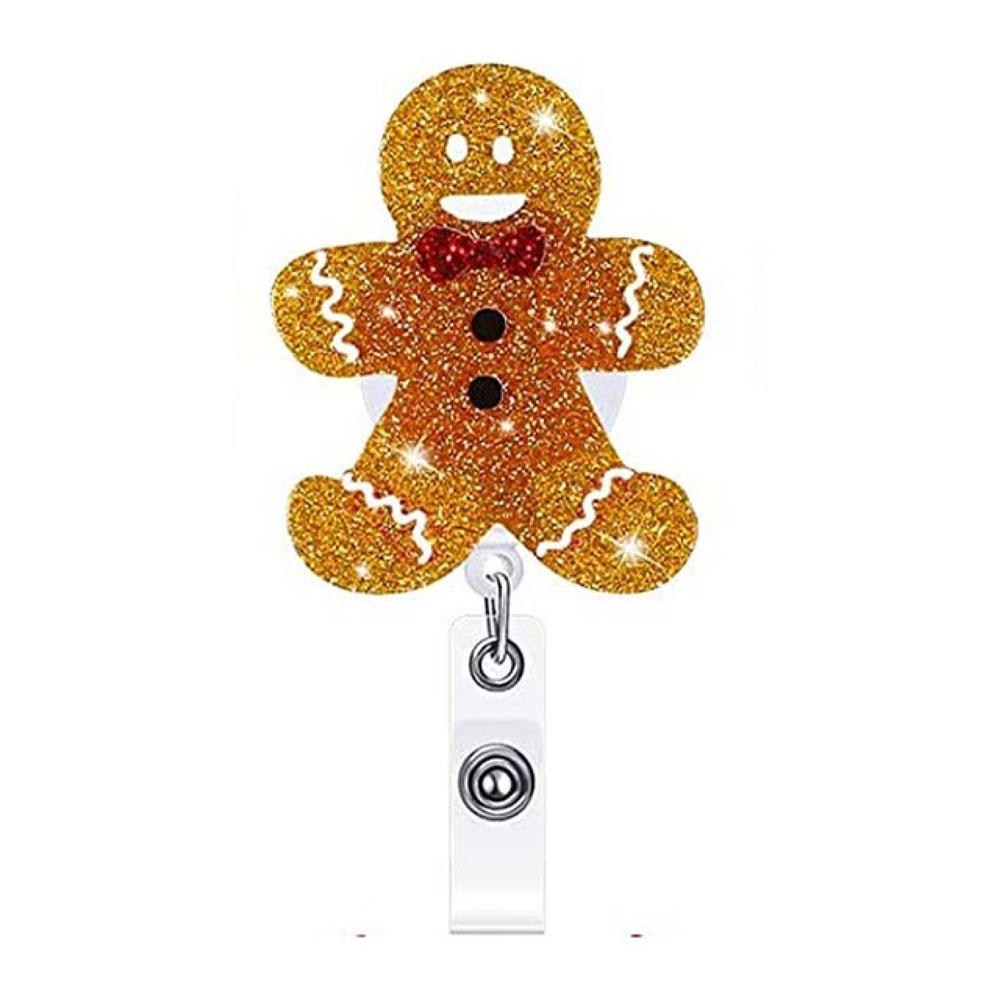 GGMN - ID Badge Holder - GINGERMAN SANTA