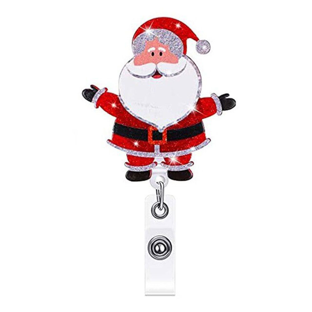 Outus 16 Pack Seasonal Badge Reels Holiday Badge Holder Retractable Clip  All Season ID Badge Holders Holiday Gift for Nurses Nursing Assistant