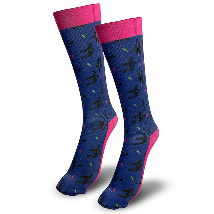 8-15-mmHg-Printed-Compression-Socks-Assorted-Halloween-Socks