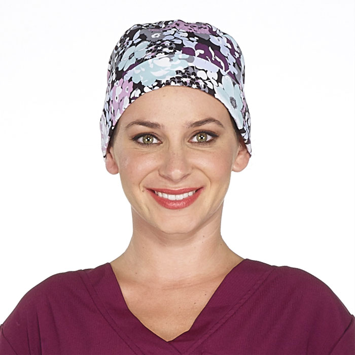 Healing Hands - 1002PRT-BTA - Sloan Cap - Eggplant