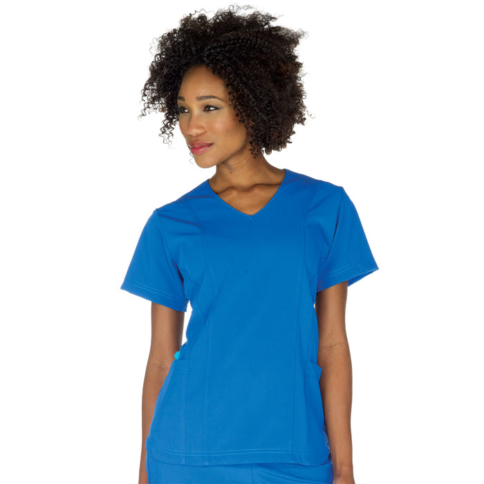 Jockey Modern - 2334 - LadiesV-Neck Double Princess Seam Scrub Top