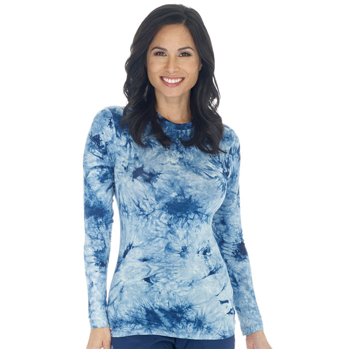 6060 - Long Sleeved Tie Dye Tee - Tshirt