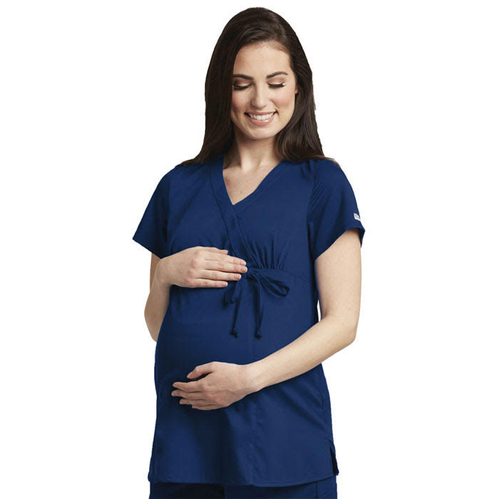 Greys Anatomy - 6103 - Maternity Mock Wrap Scrub Top