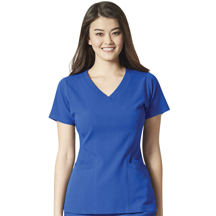WonderWink-Aero-6129-Womens-Flex-Back-V-Neck-Top