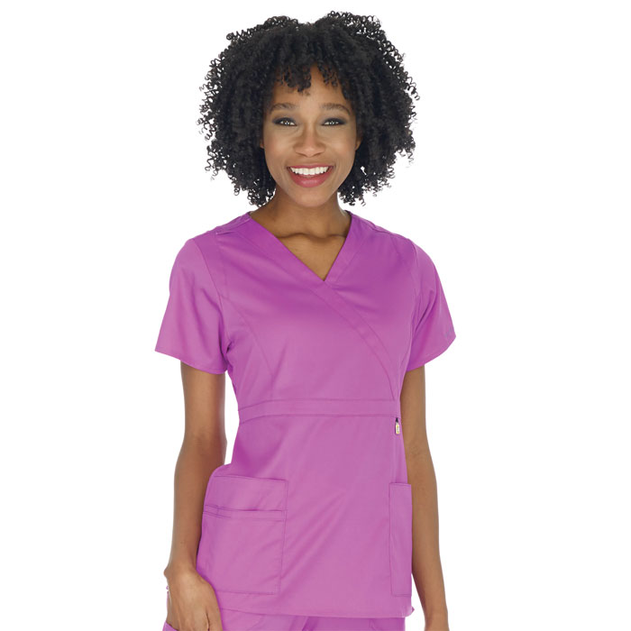 WonderWink Next - 6219 - Elizabeth Mock Wrap Scrub Top 