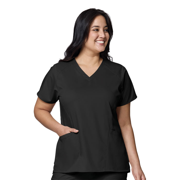 WonderWink Pro - 6319 - Womens 4 Pocket V-Neck Top