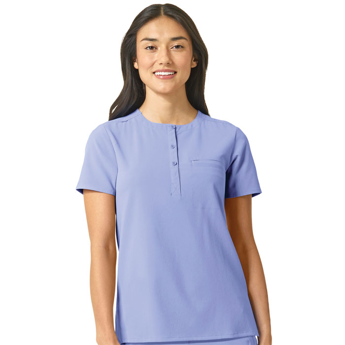 WonderWink-Renew-6434-Womens-Mandarin-Collar-Tuck-In-Top